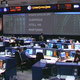 Project leaders receive data from the Mars rover Spirit.